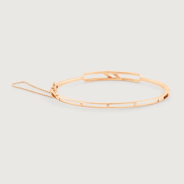 Linear Luxe Gold & Diamond Bangle,,hi-res image number null