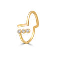 14KT Yellow Gold Summertime Shimmer Adjustable Diamond Ring,,hi-res view 3