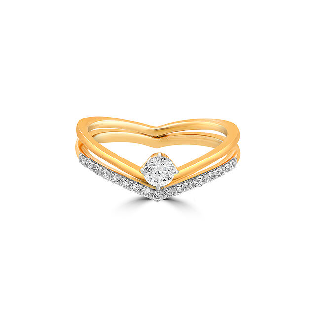 Serenity Stackable Multipurpose Solitaire Finger Ring,,hi-res image number null