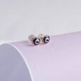 Starlight Evil Eye Gold Stud Earrings,,hi-res view 1