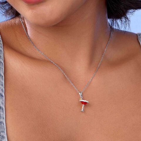Zesty Cheers Silver Pendant