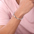 Twisted Texture Silver Kada,,hi-res view 2