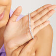 Blinged Beauty Silver Bracelet,,hi-res view 6