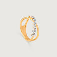 Regal Shine Gold & Diamond Finger Ring,,hi-res view 3