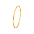 22KT Yellow Gold Gleaming Slender Bangles,,hi-res view 3
