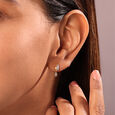 Teardrop Whisper 14 Kt Gold & Diamond Drop Earrings,,hi-res view 2