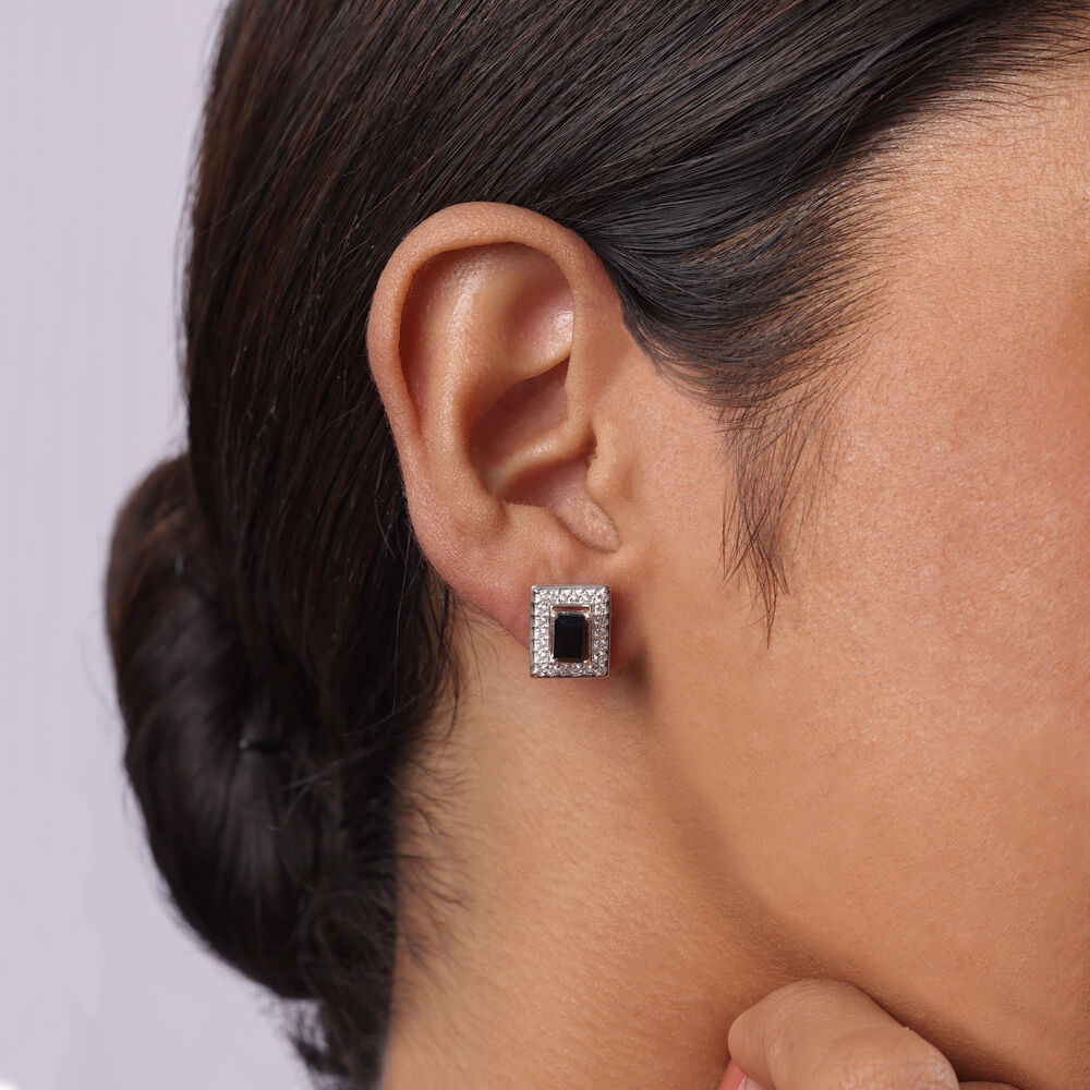 Buy 926 Silver Interchangeable Stud Earrings Online Mia by Tanishq