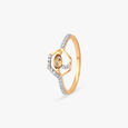 Honey Hexagon Gold Ring,,hi-res view 1