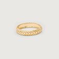 Striking Groove Gold Ring,,hi-res view 3