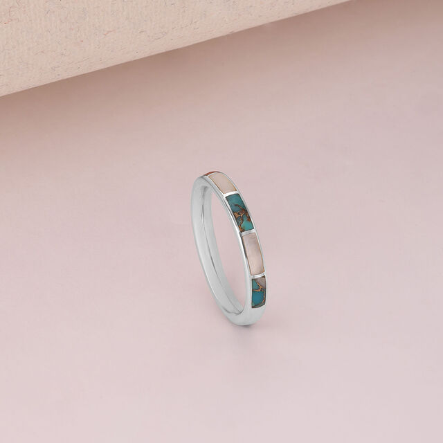 Mother of Pearl Magic Silver Ring,,hi-res image number null