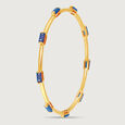 Twilight Whirl 14KT London Blue Topaz Bangle,,hi-res view 4