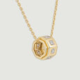 Industrial Geometric Diamond Pendant,,hi-res view 4
