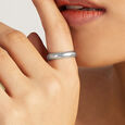 Metallic Grace Silver Finger Ring,,hi-res view 2