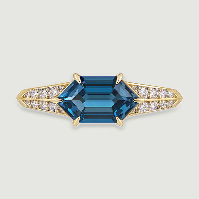 Striking Illuminated Topaz Gold Ring,,hi-res image number null