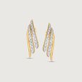 Spark Wing Diamond Stud Earrings,,hi-res view 3