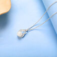 Timeless Pearl Silver Pendant & Chain,,hi-res view 1