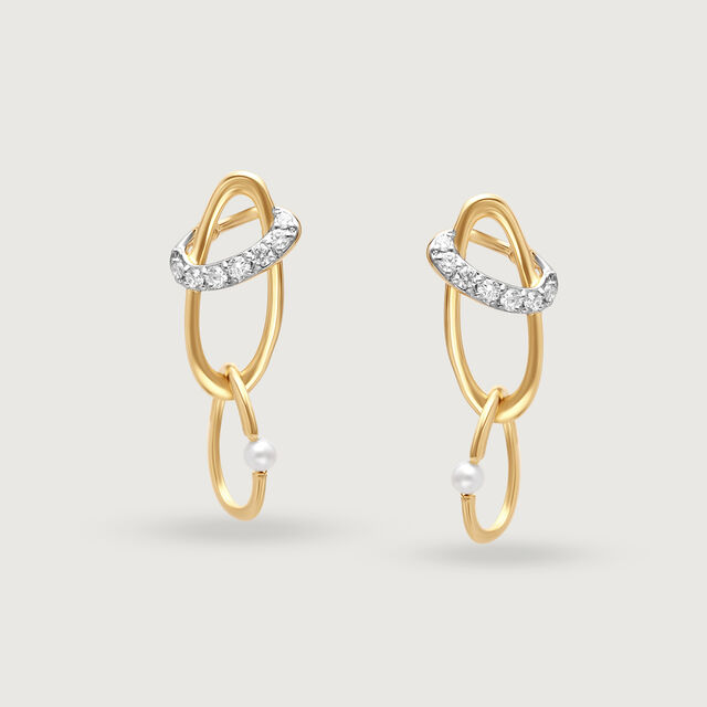 Cosmic Dreams 14KT Drop Earring,,hi-res image number null