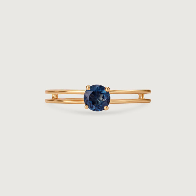 Aqua Love Topaz & Gold Ring,,hi-res image number null