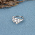 Ethereal Leaf Silver Ring,,hi-res view 1