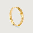 Heartfelt Band 18KT Gold Couple Ring-Single Piece,,hi-res view 4