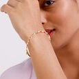 Twisted Radiant Gold Bangle,,hi-res view 2