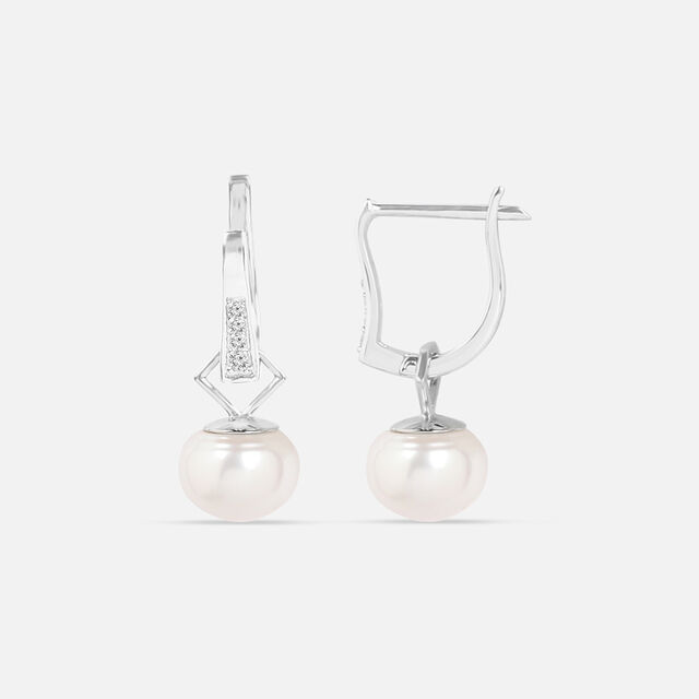 Radiant Poise Silver Hoop Earrings,,hi-res image number null