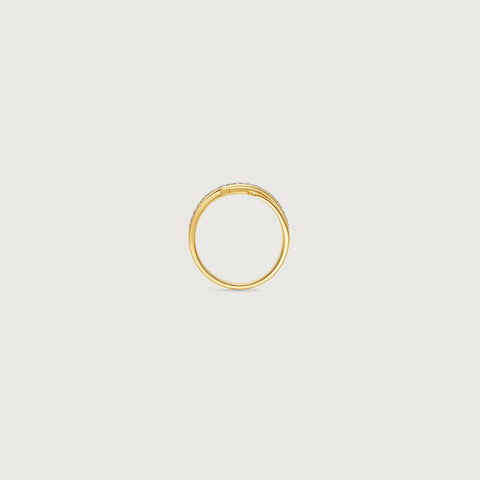 Linear Motion Diamond Ring