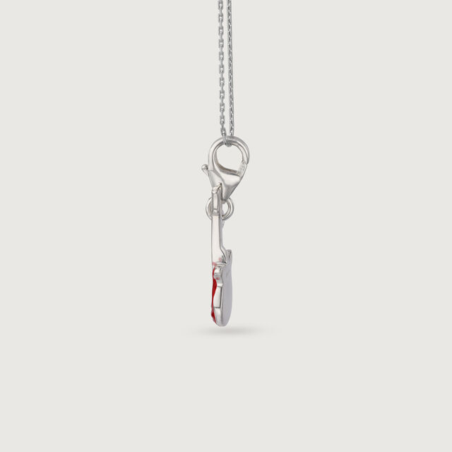 Rock Riff Silver Guitar Charm,,hi-res image number null
