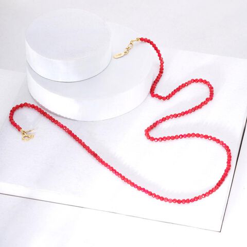 Scarlet Stream Gemstone Chain