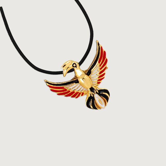 Hornbill Flair Silver Necklace,,hi-res image number null