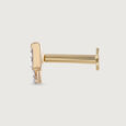 Triad Strob Gold & Diamond Nose Pin,,hi-res view 4