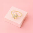 Hexagon Gleam Diamond Ring,,hi-res view 1