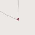 Pretty Pink Silver Necklace for Women,,hi-res view 3