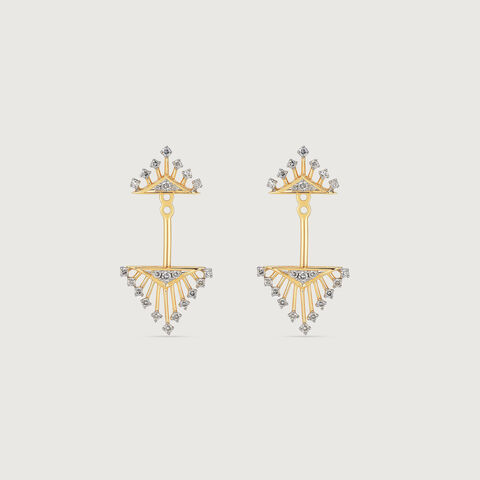 Radiant Balance Diamond Drop Earrings