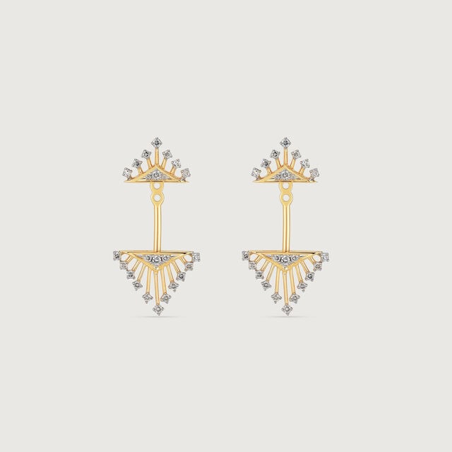 Radiant Balance Diamond Drop Earrings,,hi-res image number null