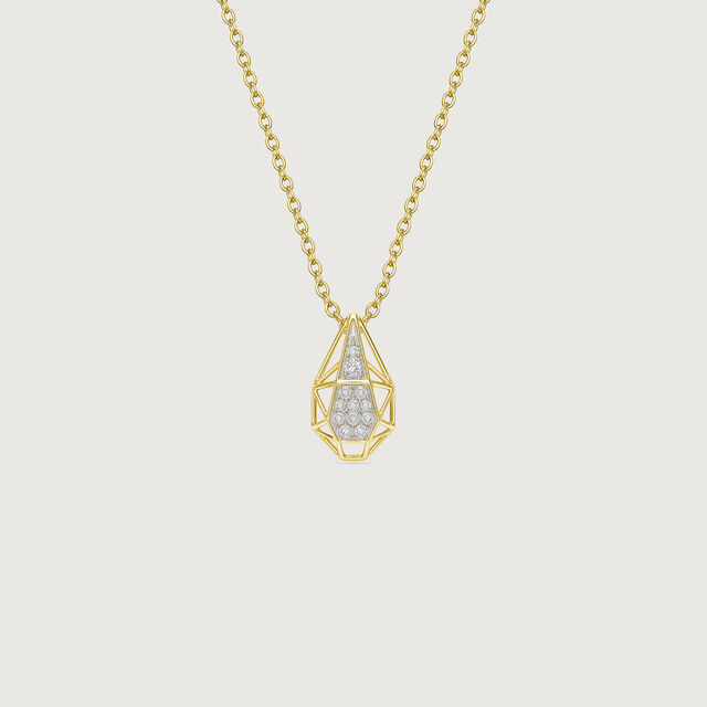 Faceted Poise Diamond Pendant,,hi-res image number null