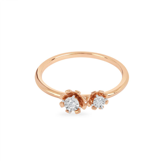 14KT White-Rose Gold Margarita Ring,,hi-res image number null
