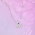 Delicate Bloom Silver Pendant,,hi-res view 1