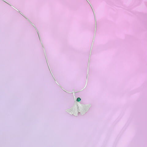 Delicate Bloom Silver Pendant
