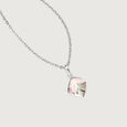 Graceful Sculpted Opal Silver Pendant,,hi-res view 4