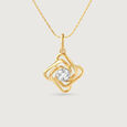 Twisted Glow Diamond Pendant,,hi-res view 3
