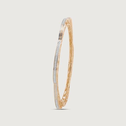 Shining Arch Diamond Bangle