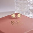 Oval Luminous Diamond Stud Earrings,,hi-res view 1