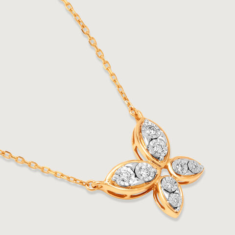 Cupid Edit 14KT Gold & Diamond Necklace