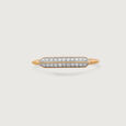 Bold Lines Gold & Diamond Finger Ring,,hi-res view 4