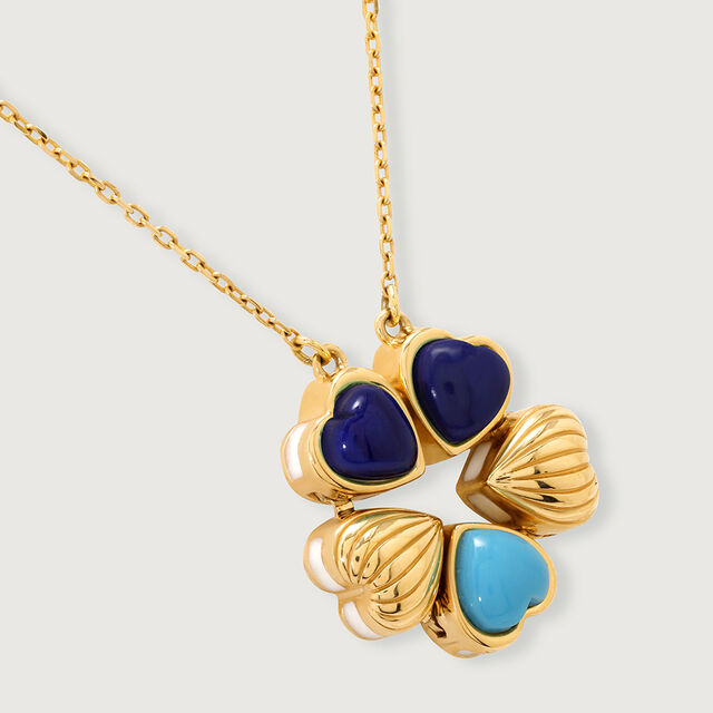Heart Harmony 18KT Transformable Lapis Lazuli Necklace,,hi-res image number null