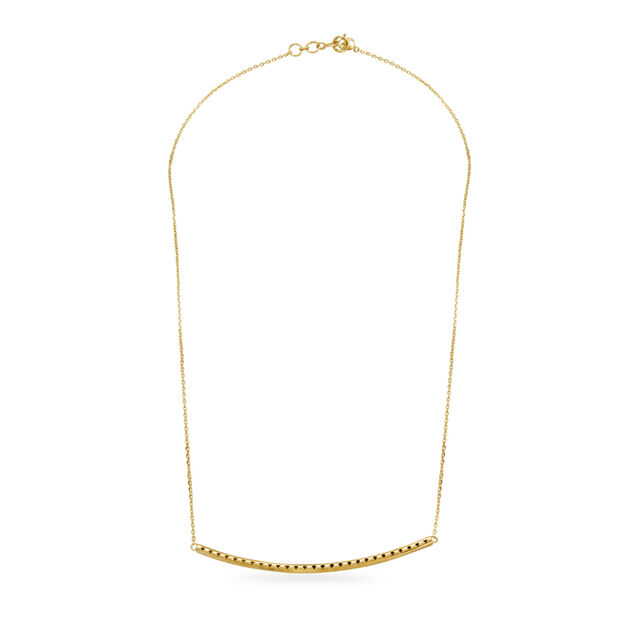 14KT Yellow Gold Curvy Beauty Necklace,,hi-res image number null
