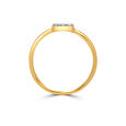14KT Yellow Gold Summer Frost Diamond Finger Ring,,hi-res view 3