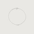 Delicate Shine Single Silver Anklet,,hi-res view 3