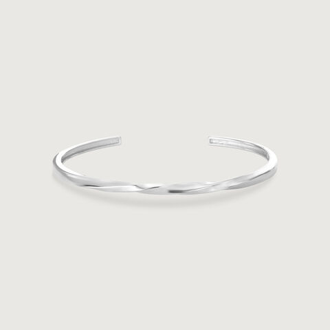 Twisted Texture Silver Kada